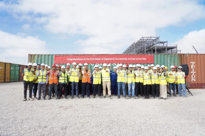 國(guó)際產(chǎn)能加速建設(shè)！中偉摩洛哥項(xiàng)目首批設(shè)備順利到港