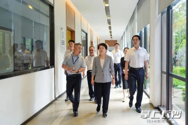 湖南省委常委、長沙市委書記吳桂英調(diào)研中偉