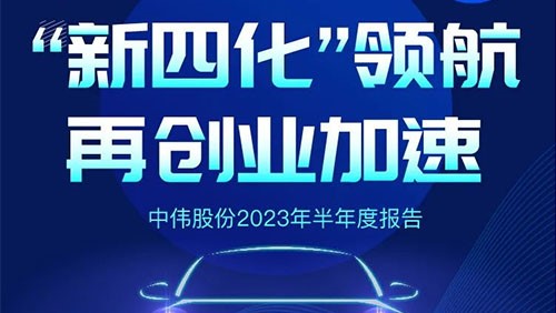 中偉股份2023半年報(bào)丨“新四化”領(lǐng) 航 再創(chuàng)業(yè)加速！