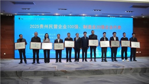 中偉股份登頂“貴州民營企業(yè)100強”榜首！